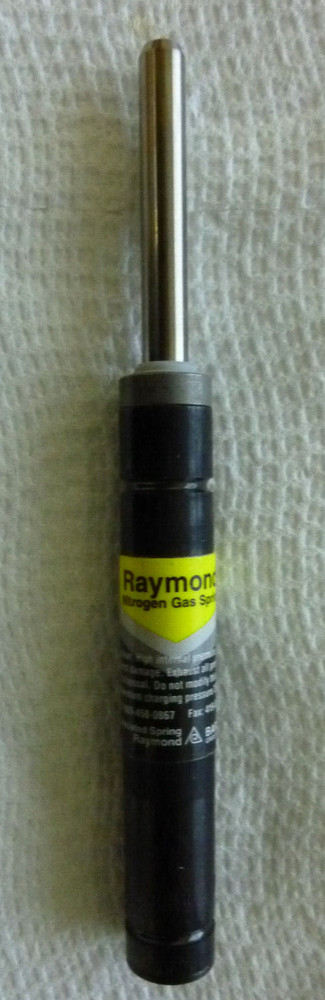 Nitrogen Gas Spring: 0.748? Dia, Yellow