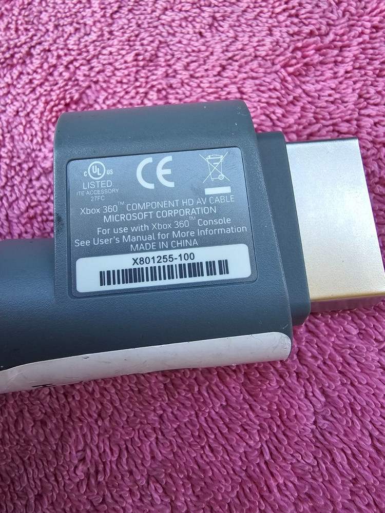 Microsoft Xbox 360 Component HD AV Cable - OEM Official Original