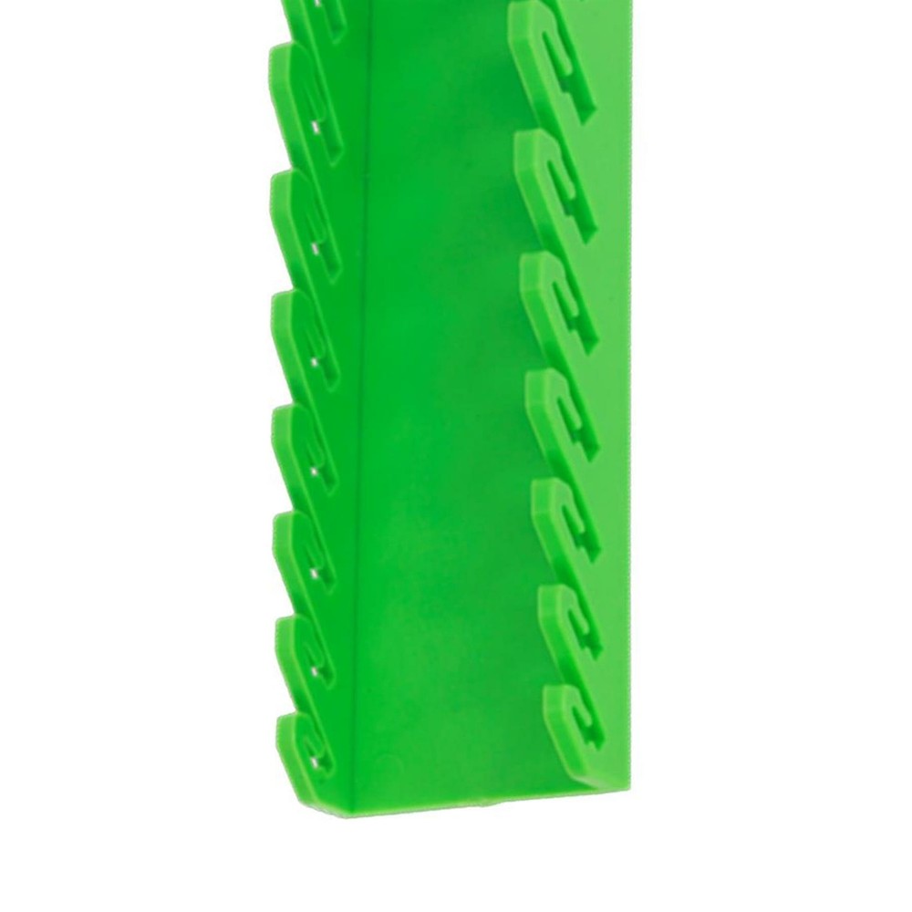 Sealey Spanner Rack Capacity 10 Stubby Spanners Hi-Vis Green