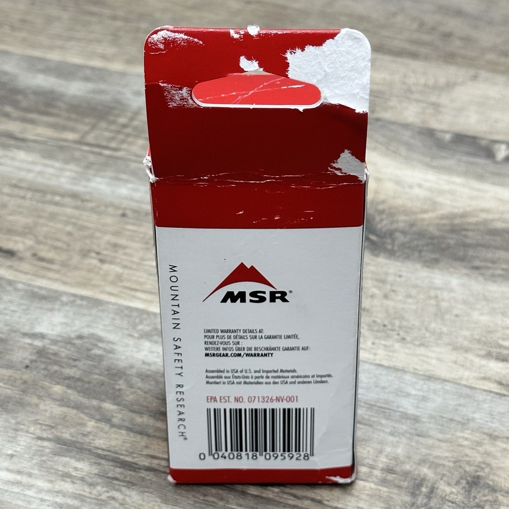 MSR TRAILSHOT REPLACEMENT FILTER AND MAINTENANCE KIT New Open Box