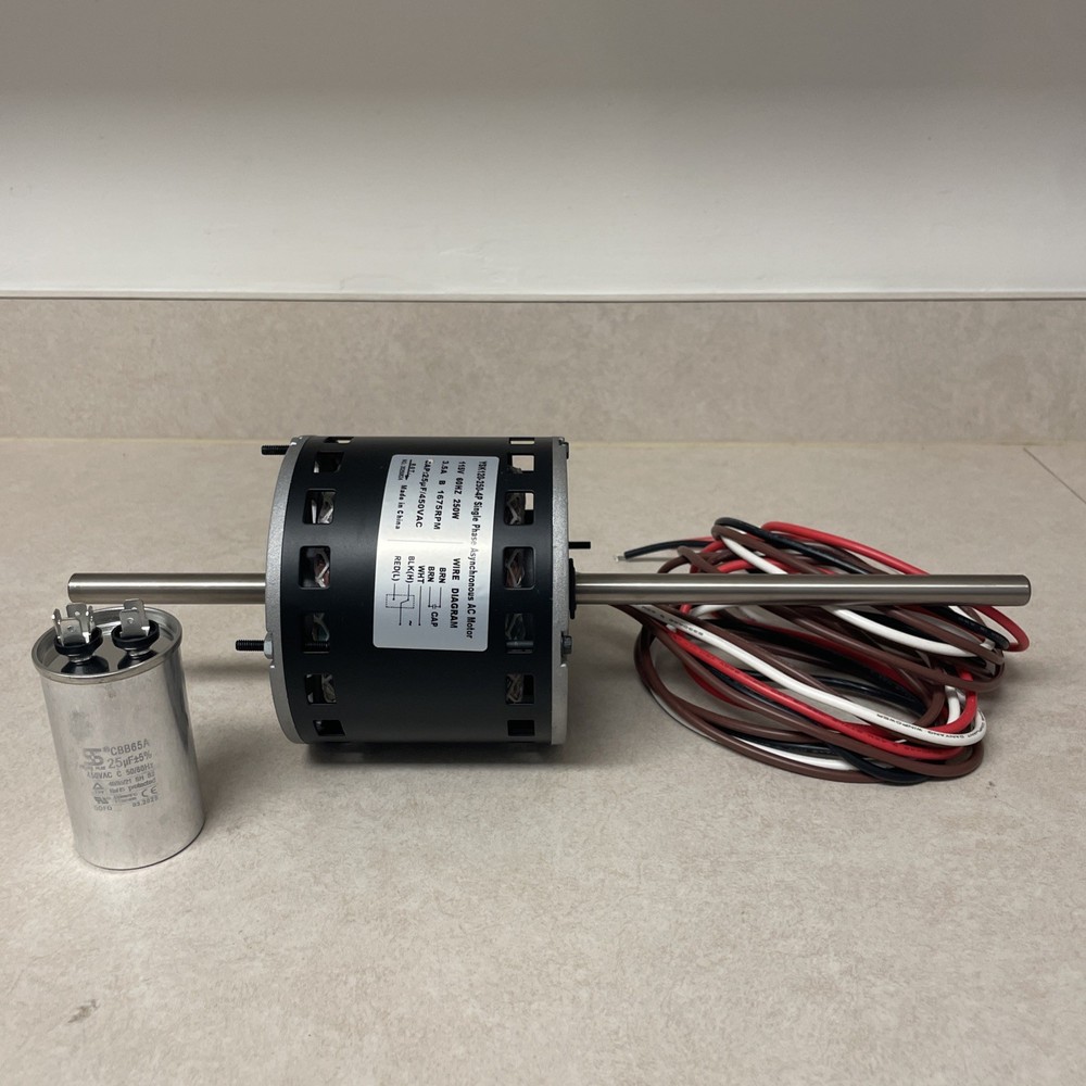 D1092 RV AC Condenser Fan Motor For Coleman Mach Fasco 1/3HP 2 Speed 1468-306