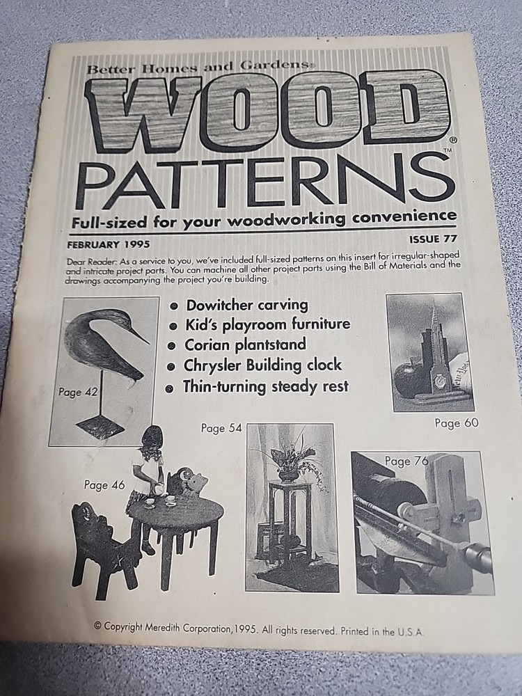 Lot Of 9 Wood Patterns