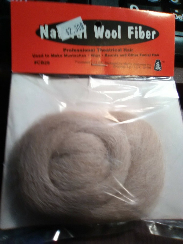Morris~Natural Wool Fiber (Real)