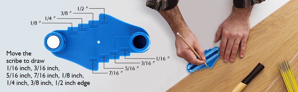 Center Scriber Line Scriber Woodworking Marking Offset Tool Marking
