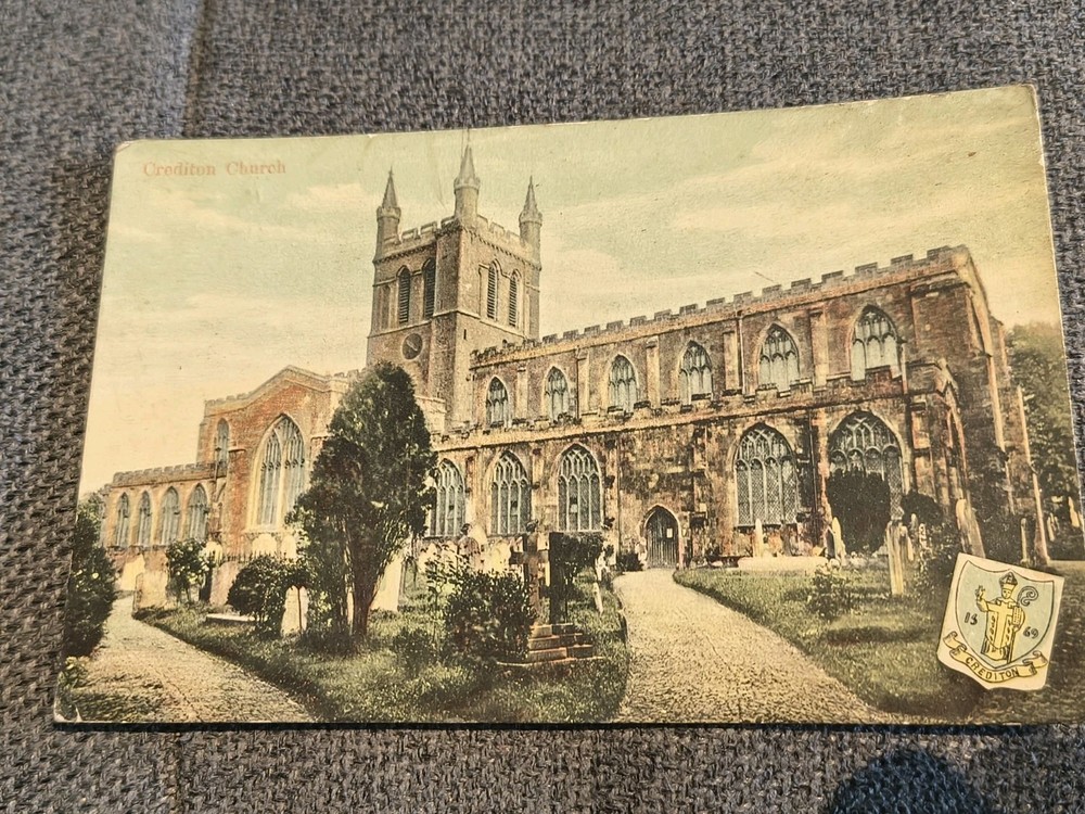 Crediton Church Postcard