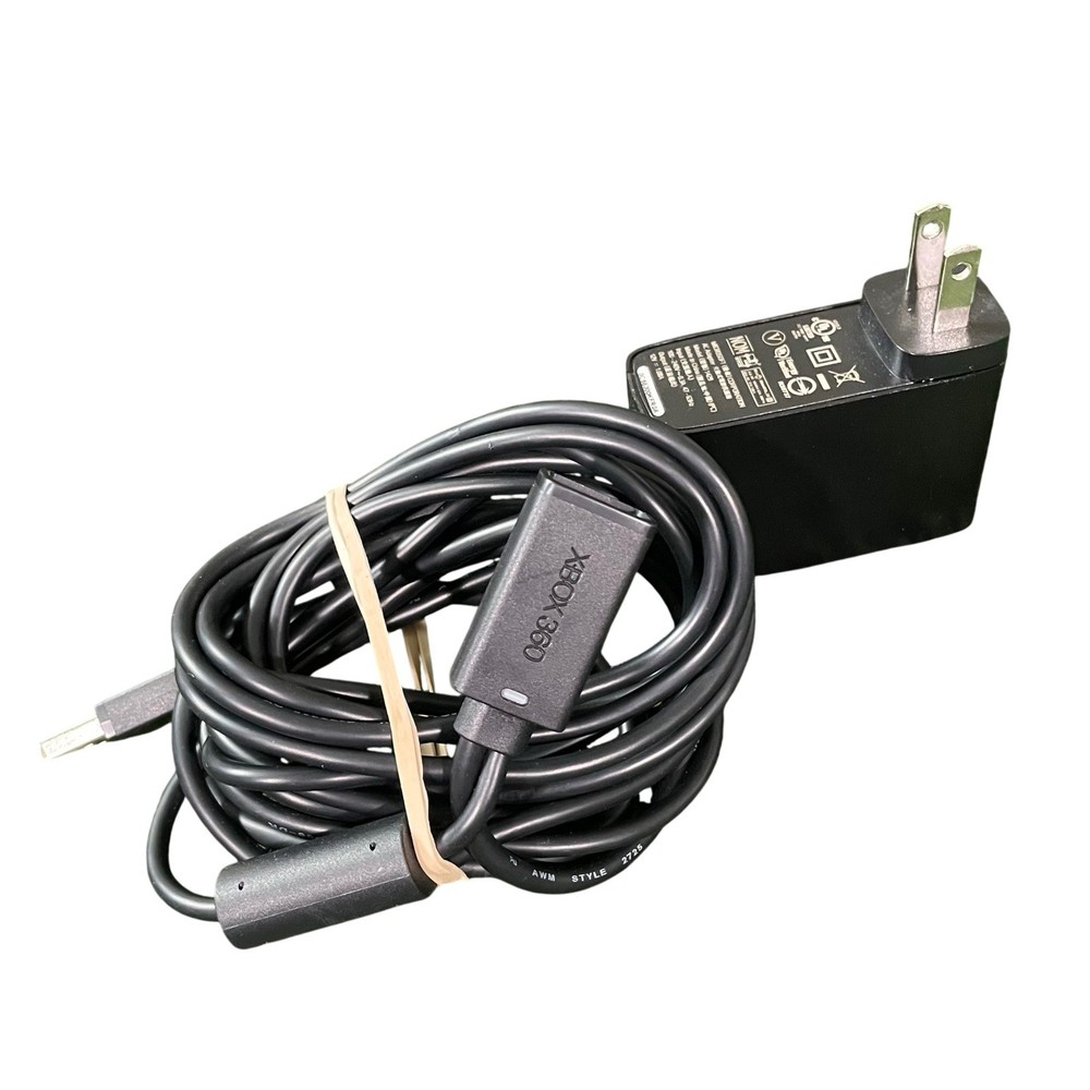 Microsoft Xbox 360 Kinect Sensor Model 1414 Bundle Original Box Power Adapter