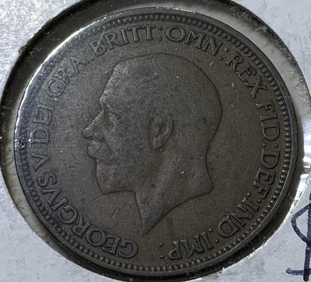 1928 Great Britain 1/2 Penny