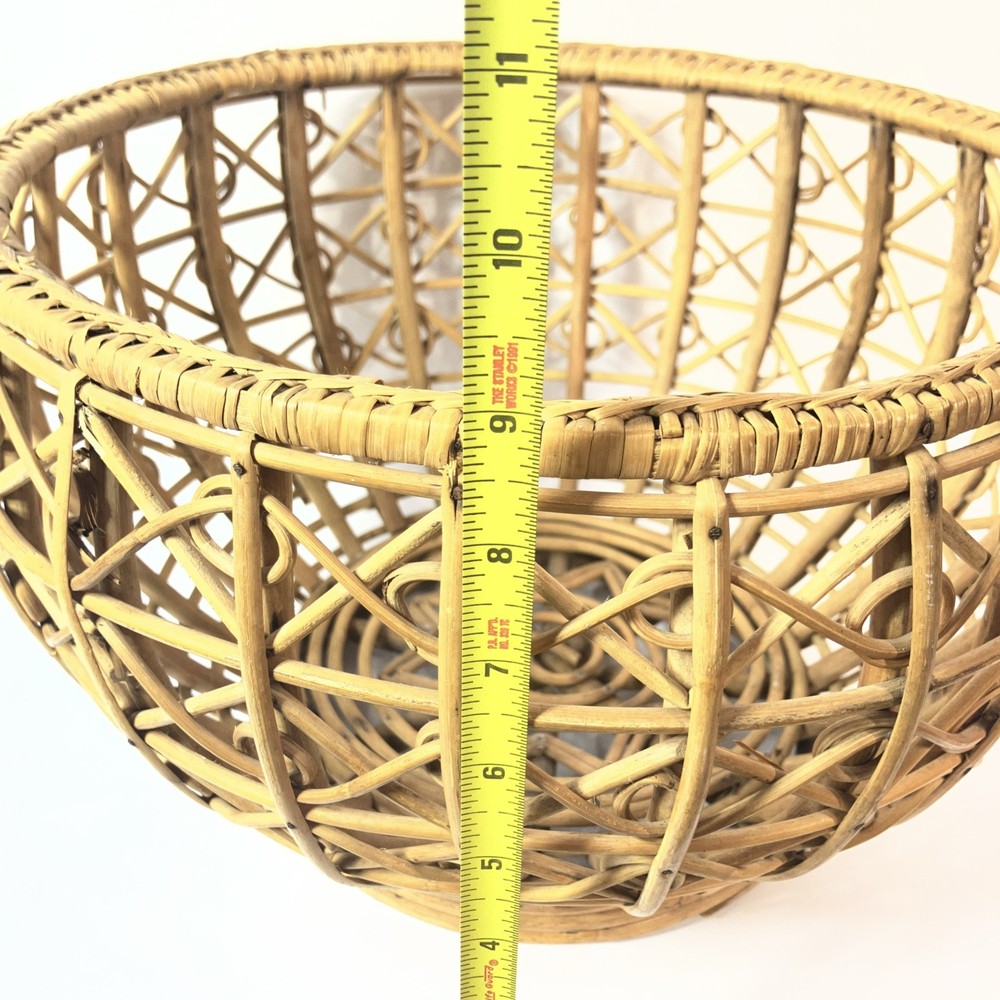 MCM Franco Albini Style Wicker Basket