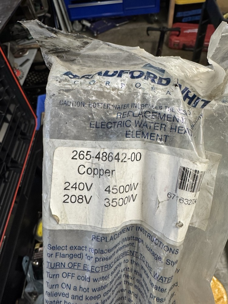 Water Heater Heating Element Replace 2654864200 265-48642-00 415-48642-00 Fit...