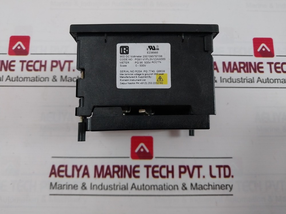 RISHABH INSTRUMENT 0-500 V 90D DC Voltmeter