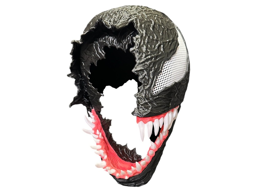 Venom Open Face Cosplay Mask