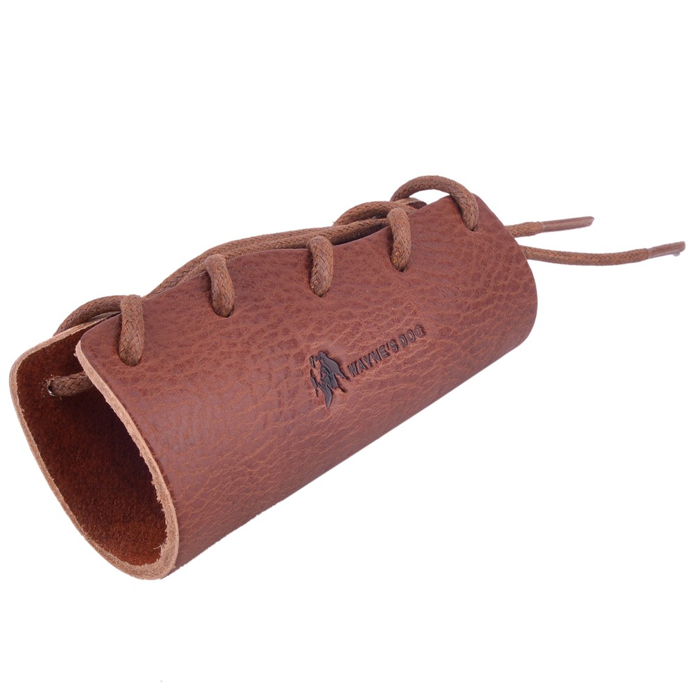 Quality Leather Axe Handle Guard Collar Holster /Axe Protector Covers, Brown