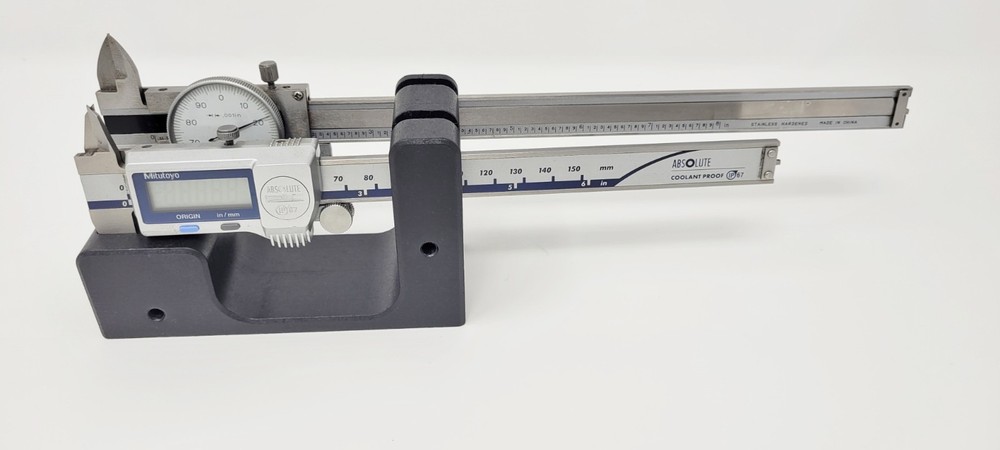 Caliper Stand DOUBLE- Desktop, Machine Mount, Toolbox, and PresentationQuality