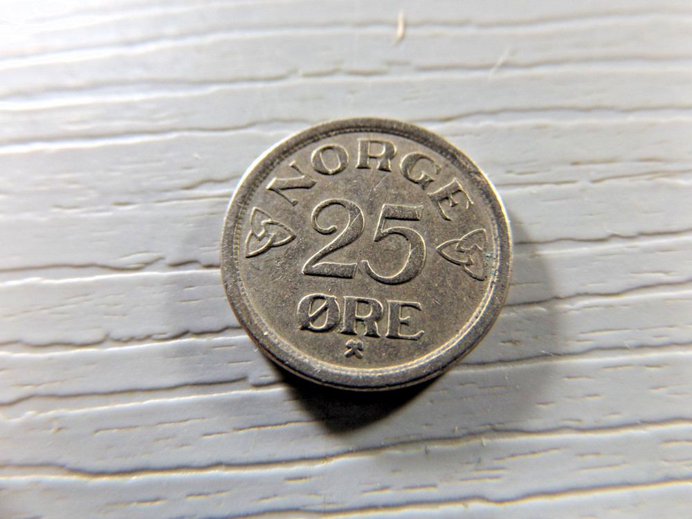 NORWAY 1957 25 Ore