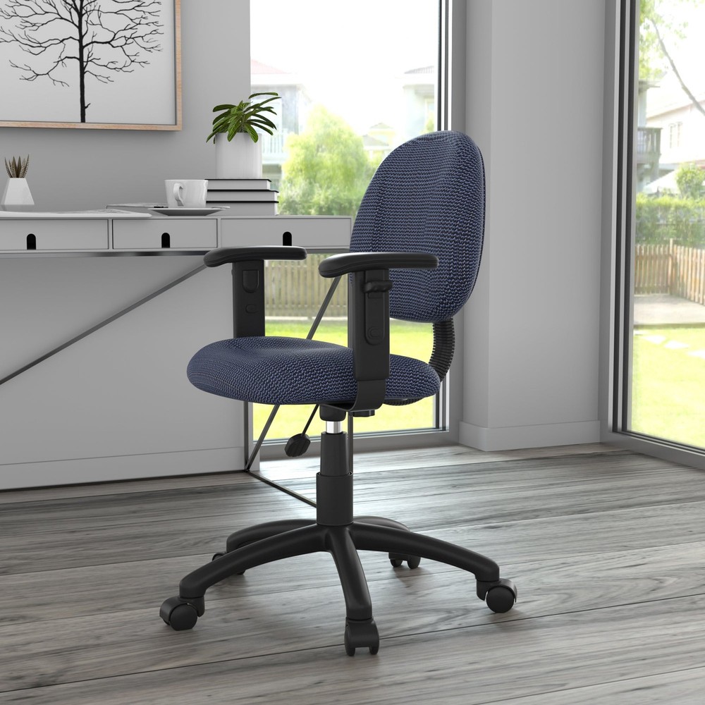 Boss Blue Deluxe Posture Chair MODEL # B315-BE