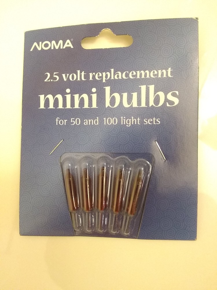Noma Christmas Mini Bulbs Replacements Red