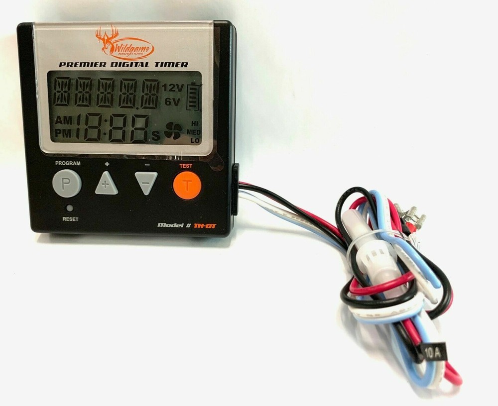 Wildgame Innovations Digital Controller Timer 6V or 12V Battery Operation TH-DT