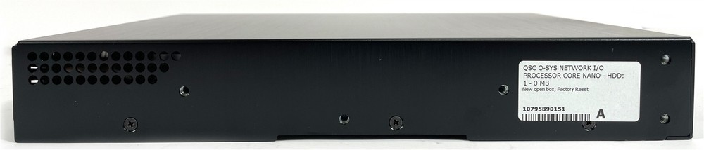 Open Box QSC Q-SYS Core Nano Network I/O Processor