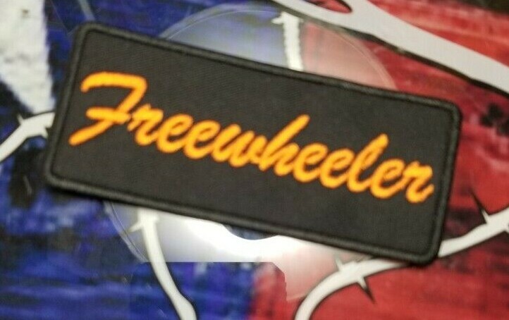 EMBROIDERED FREEWHEELER MOTORCYCLE PATCH (Please Read Ad)