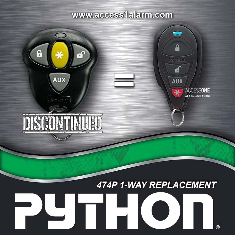 Python 7145P Replacement Remote Control For Discontinued Python 474P EZSDEI474
