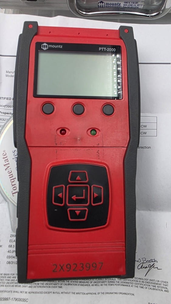 Mountz 072999 PTT-2000 Torque Analyzer