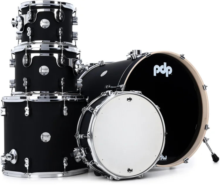 PDP Concept Maple 5-piece Shell Pack - Satin Black