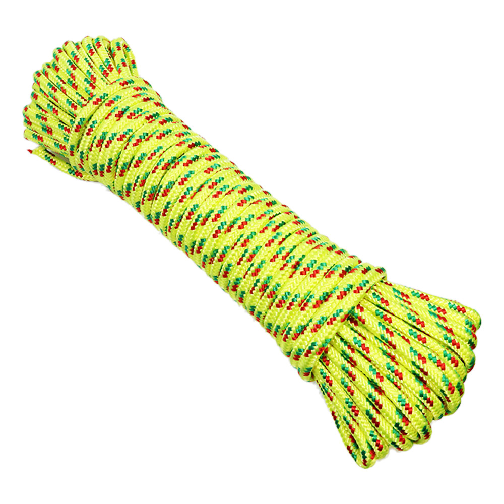 3/8" x 100' Utility Diamond Braided Polypropylene Multi Purpose Rope - BoxerTool