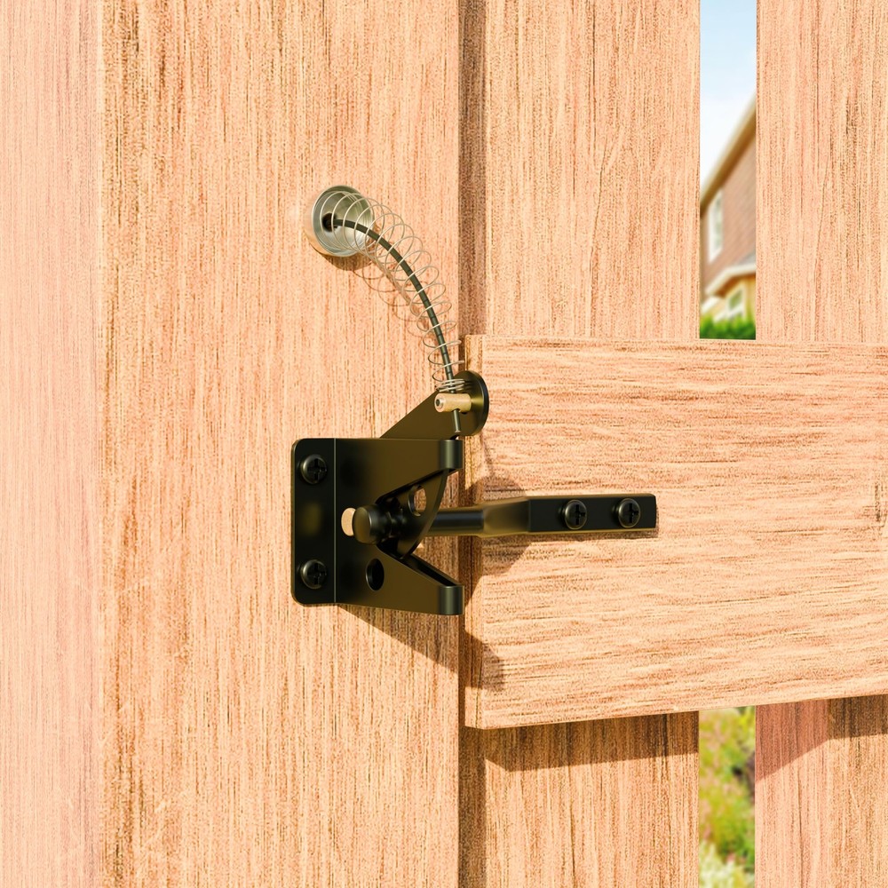 Self Locking Gate Latches with Spring Cable Pull, Latch Pull