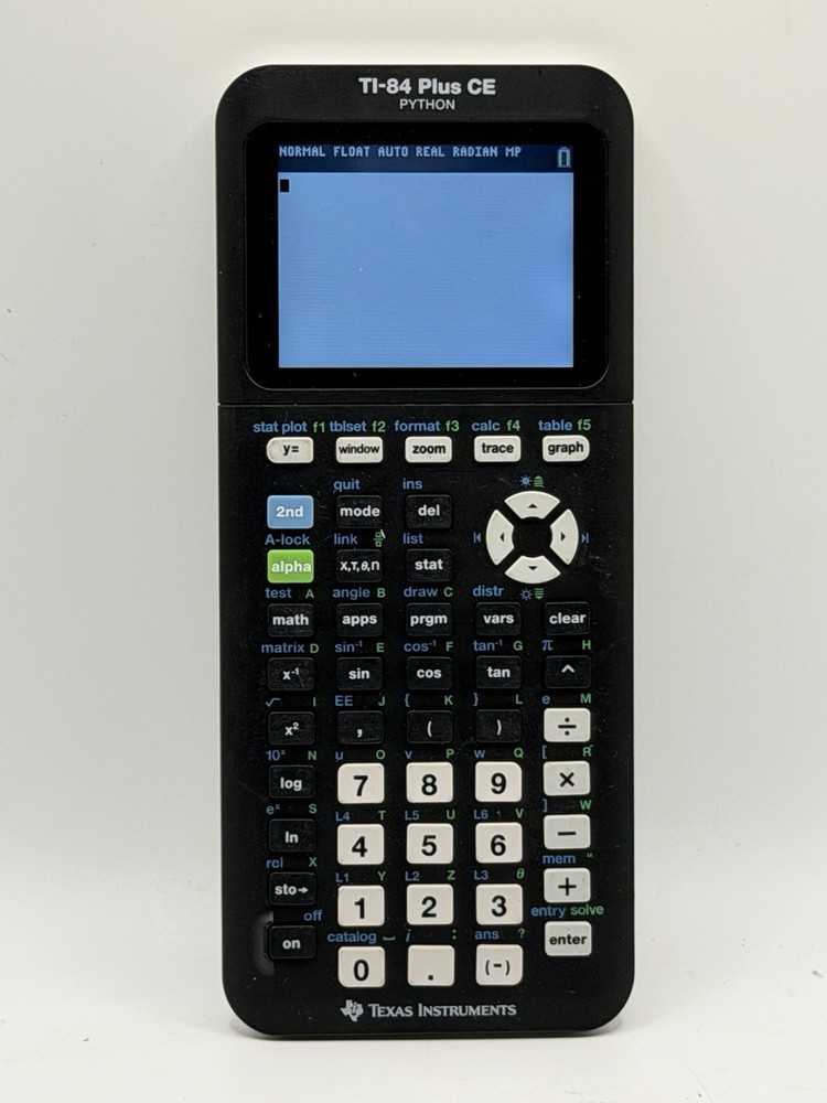 Texas Instruments TI-84 Plus CE, Python, Graphing Calculator.