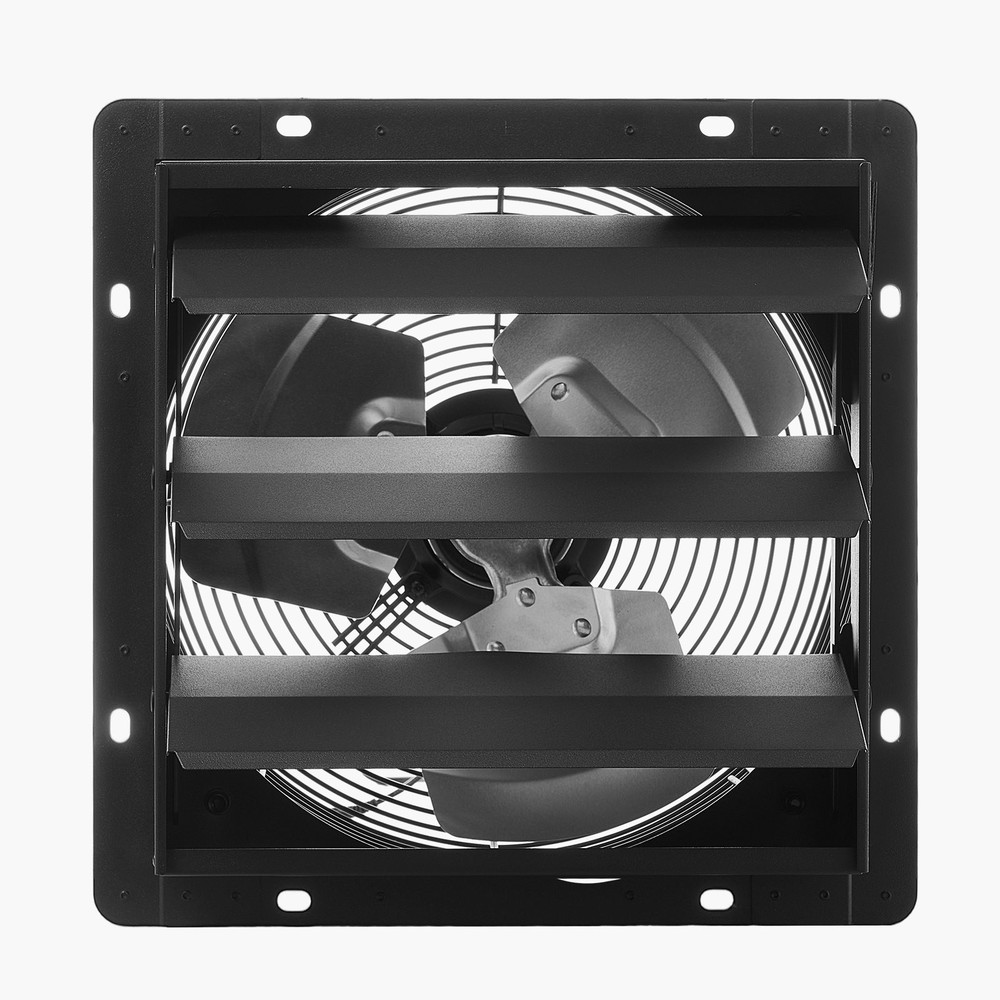 10 inch Shutter Exhaust Fan Wall Mounted Attic Vent Fan Smart Programming