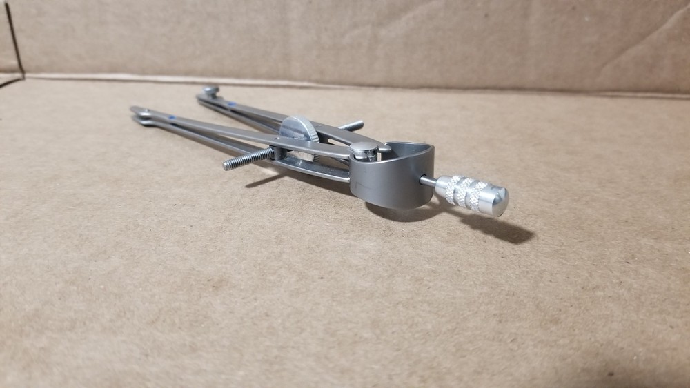 Vintage Vemco Blue Dot Drafting Compass-Missing Screw & Pointer Working , VGC