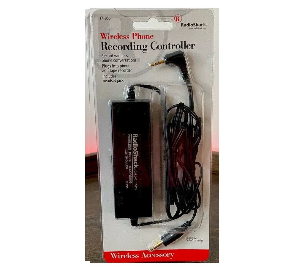 *NEW* RadioShack #17-855 Wireless Phone Recording Controller Universal