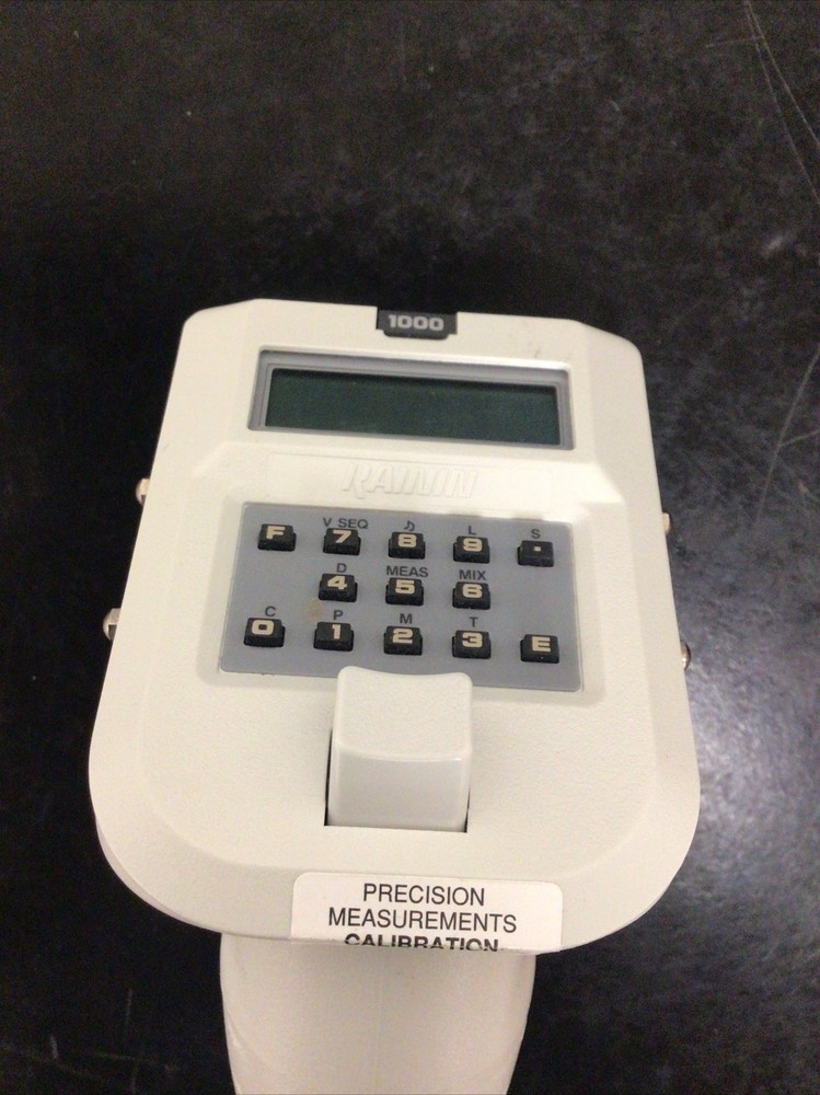 Rainin Pipette LTS 1000, 100uL-1mL Electronic