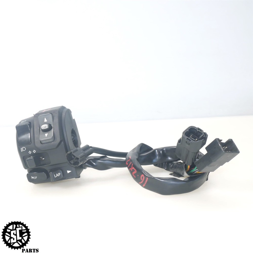 16-22 KAWASAKI NINJA ZX10R LEFT CONTROL SWITCH