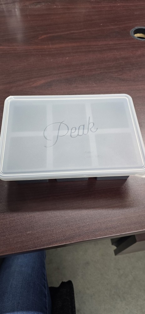 Cup Cubes Silicone Freezer Trays / Lids Charcoal Gray