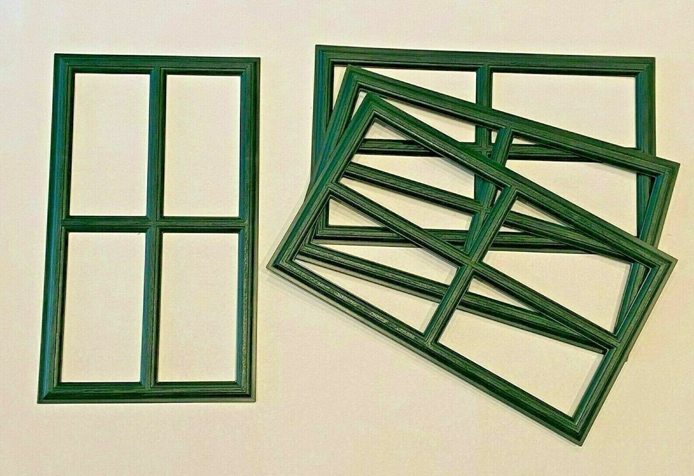 12 Amarr Stockton Hunter Green Replacement Inserts for Short Panel Amarr Doors