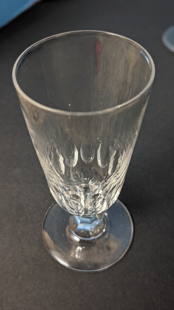 4 Vintage Crystal Goblets