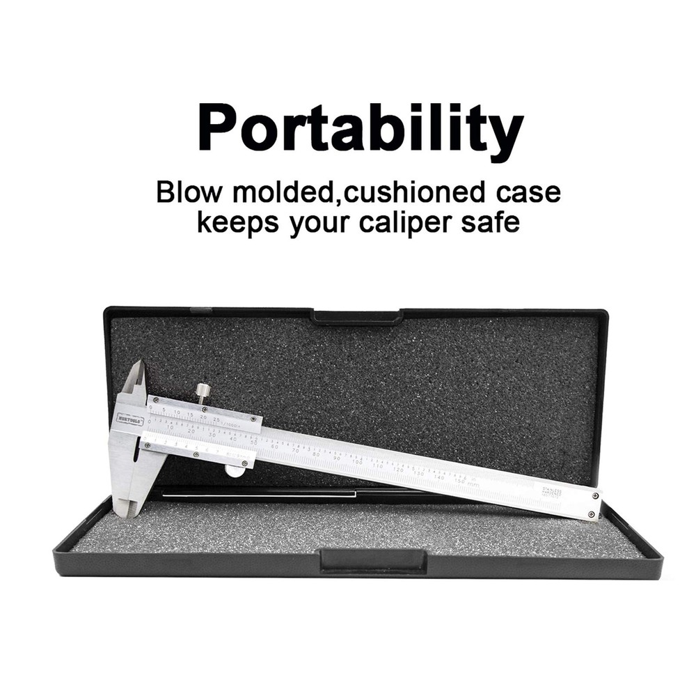NORTOOLS Professional Vernier Caliper Measuring Tool Stainless onesize, set 4