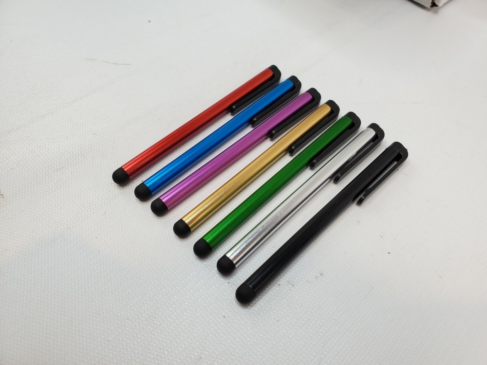 2 Pack Stylus for Android or iPhone touchscreen - Tablet - Various colors - New