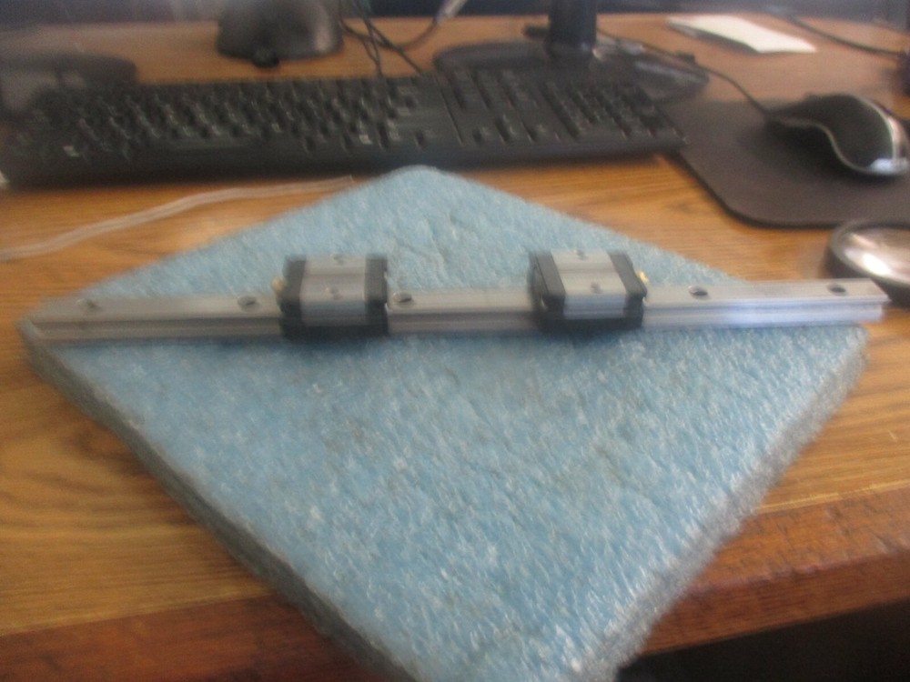 THK 13" Linear Rail with Two SSR15 Tables