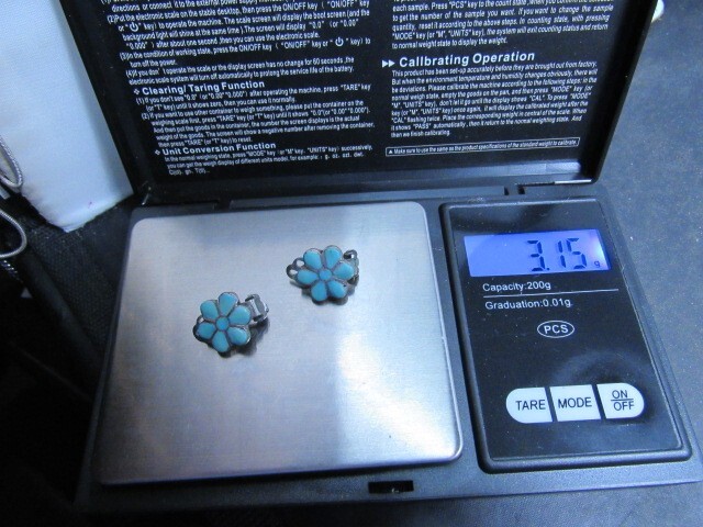 small native american turquoise earrings