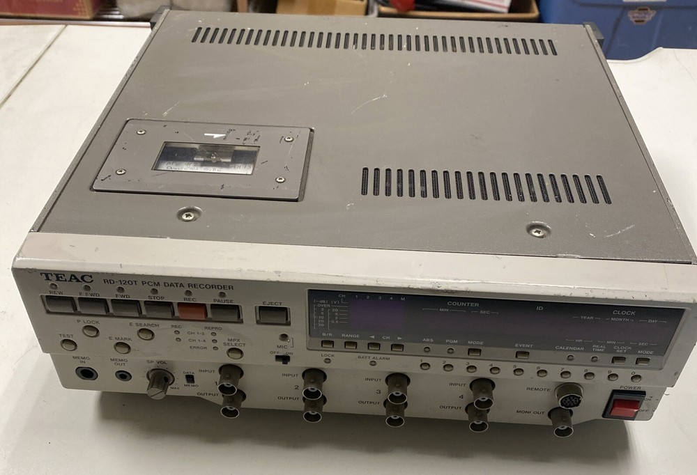 TEAC RD-120T PCM Data Recorder  Not tested