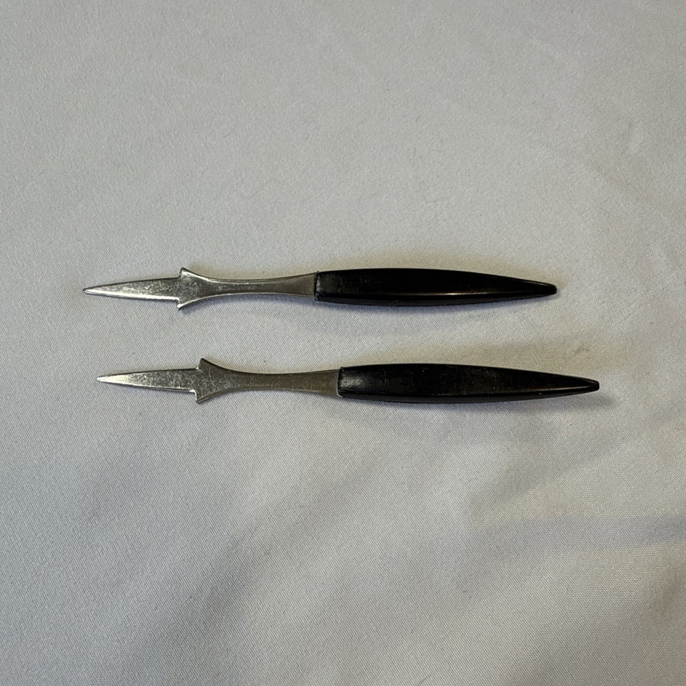 Vintage stainless steel appetizer or cocktail picks