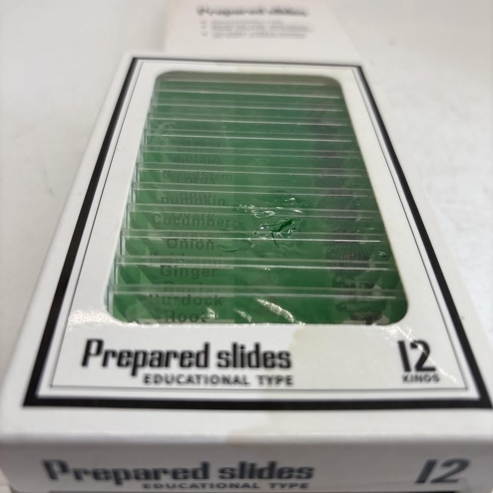 36 Prepared Plastic Microscope Slides with Specimens for Kids Microscope Sample