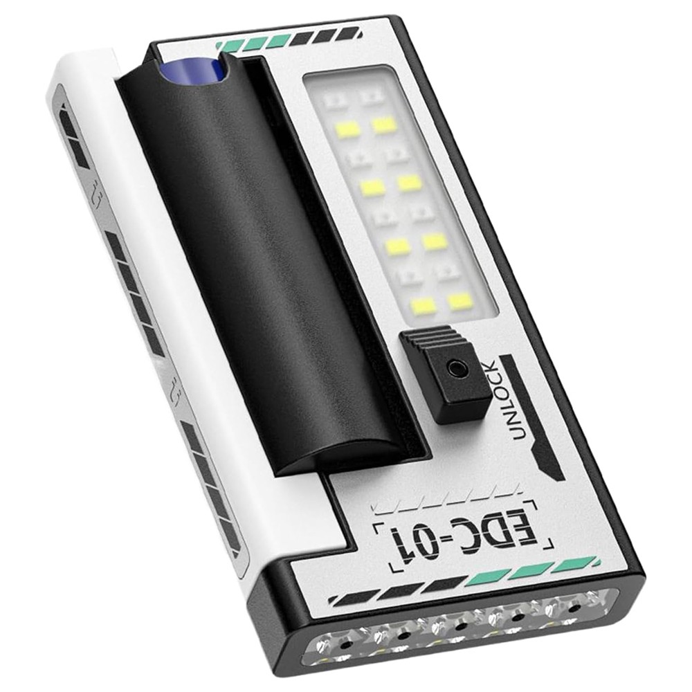 Mini Flashlight Rechargeable LED Small Flashlight Pocket Light EDC Work Light