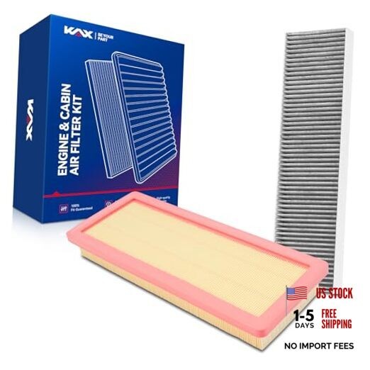 Engine & Cabin Air Filter Kit, Replacement for Mini Cooper 2007-2015