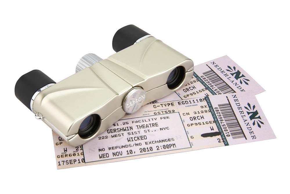 CARSON OperaView Compact Opera Binocular, Silver OV-410