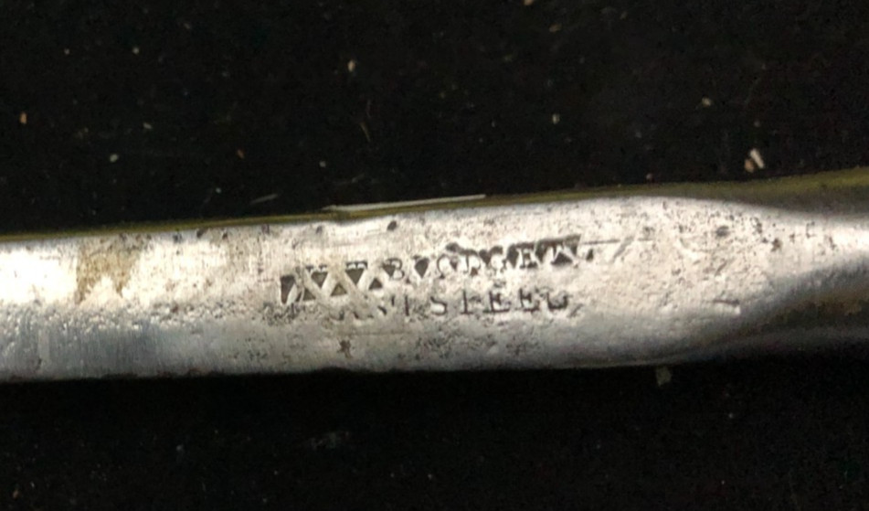 1/2" Mortice Chisel~ OVAL BACK~LAMINATED STEEL~NEW HANDLE~~