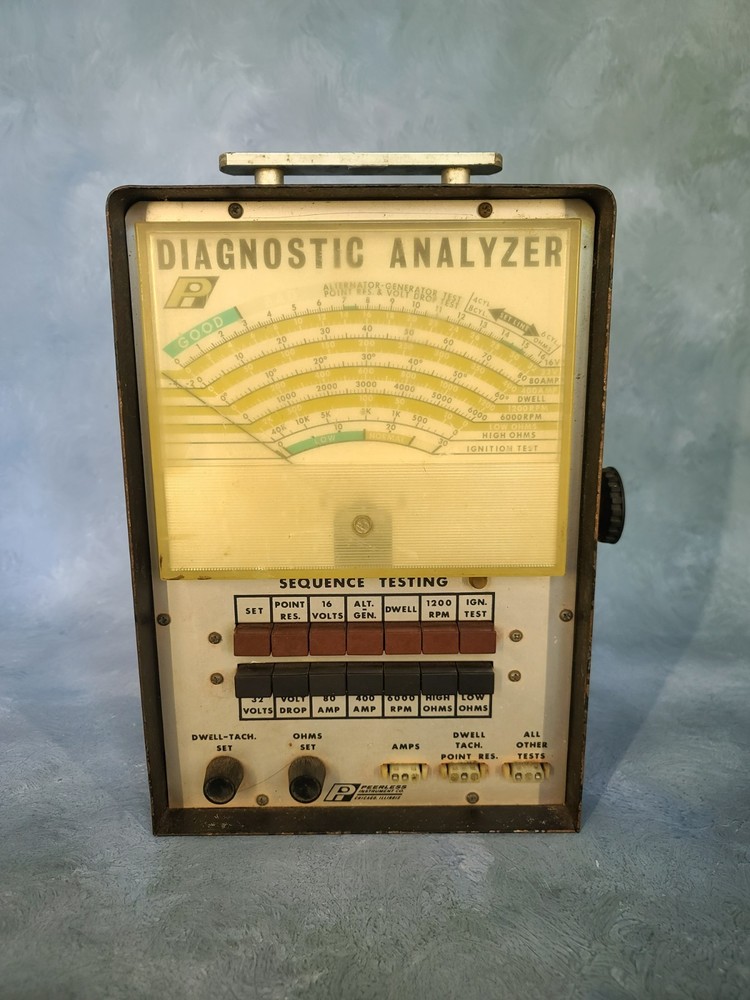 Peerless Instrument Co Diagnostic Engine Analyzer Sequence Testing Model AA-17