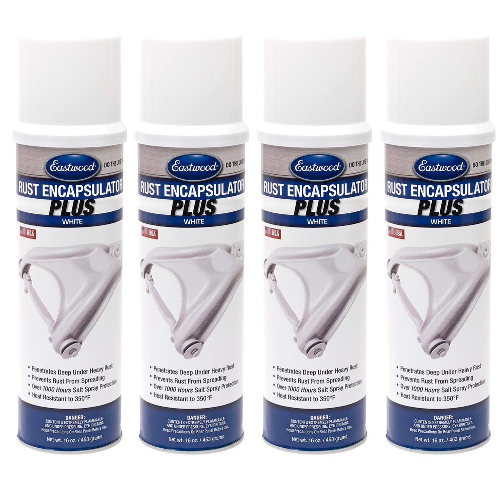 Eastwood Matte White Rust Encapsulator Plus 16 oz. Aerosol 4 Pack